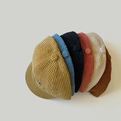 Autumn South Children's Hat Autumn/Winter Korean Version Trendy New York Letter Embroidered Duckbill Cap Baby Baseball Cap