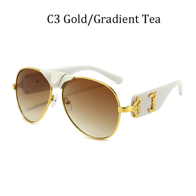 2024 Neue große Rahmen Beauty Herren- und Damen-Sonnenbrillen Fashion Pilotenbrille 2150_voghion.com
