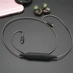 アルミ箔チタングレー MMCX Bluetooth ヘッドセットアップグレードケーブル SE215 315 425 535 846 UE900 利用可能