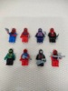 Constructor, wooden man, doll, minifigures, building blocks, toy, toilet, monitor, small particles