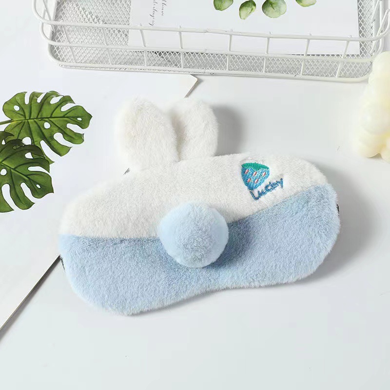 Nuevo sueño sombreado chica dormir especial máscara de ojo estudiante máscara de ojo aliviar la fatiga ocular conejo oso monstruo