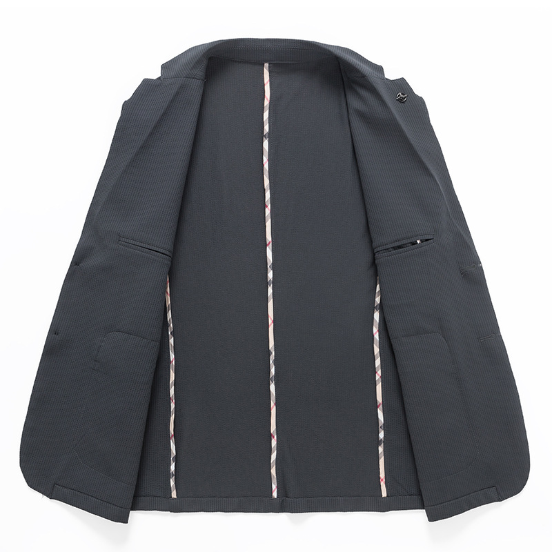 2023 verano Delgado traje de los hombres ropa de protección solar de secado rápido transpirable solo West hielo traje de seda casual ultra-Delgado abrigo para hombres