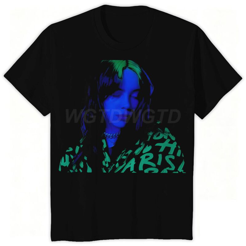 Amazon Billie Eilish Printed Hot-Selling American-Style Casual T-Shirts for Men and Women, Versatile Tops Amazon Billie Eilish Printed Hot-Selling American-Style Casual T-Shirts for Men and Women, Versatile Tops