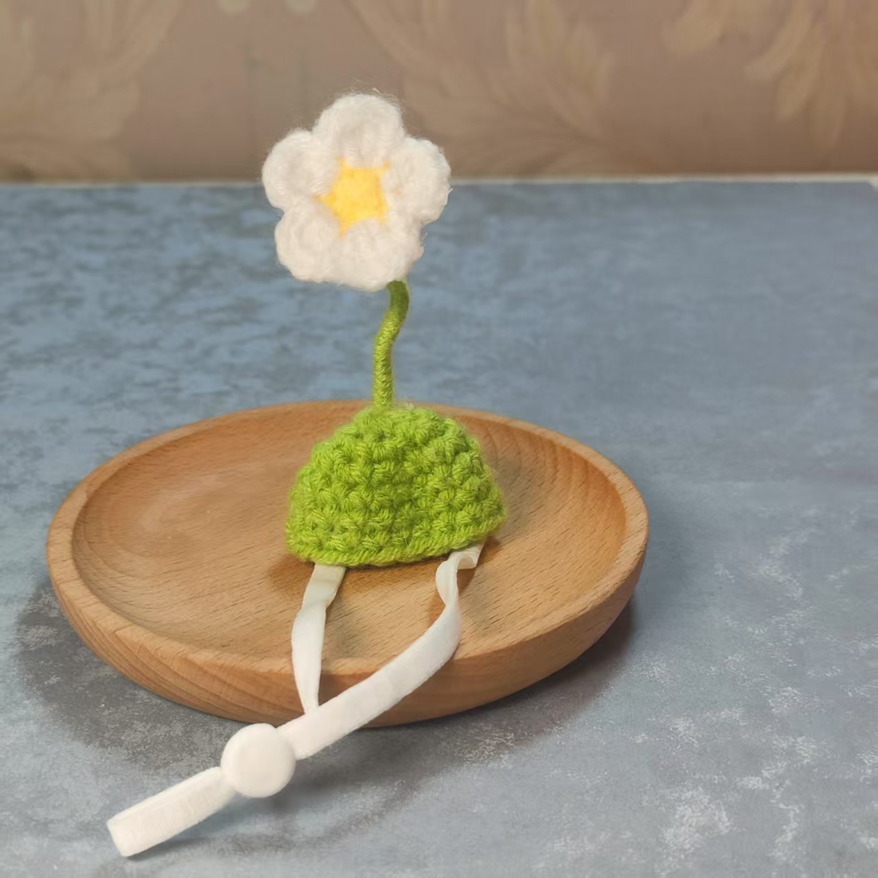 Gorro de hámster de Amazon, accesorio para mascotas, rama de flores, lindo set de ganso, gorro pequeño tejido a mano para fotos