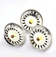 不锈钢水池过滤器网厨房用品 池漏全孔钢板地漏日用百货批发