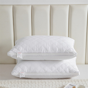 Hotel and Guesthouse Pillows, Pure White, Three-Dimensional, High Elasticity, Non-Collapsing, Home-Use Pillow Core