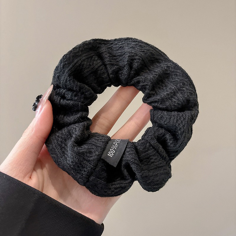 Pequeño fresco estilo retro flor triturada anillo de cabello adornamiento de cabello de niña corazón de cola de caballo intestino anillo de cabello temperamento encaje tocado