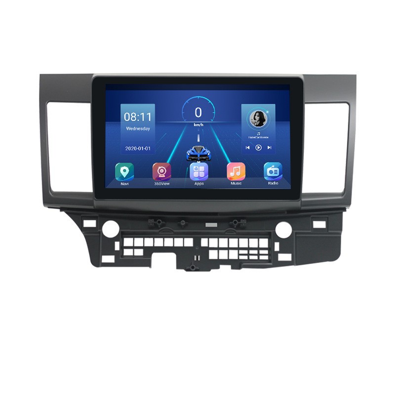 Aplicable a Mitsubishi Yishen Android reproductor de coche de navegación inteligente MP5 Radio 4 + 64 incorporado Carplay