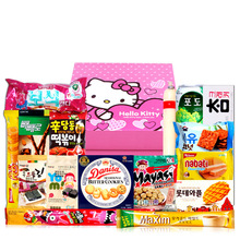 韓國零食大禮包送女朋友 一箱好吃的組合套餐情人節生日禮盒
