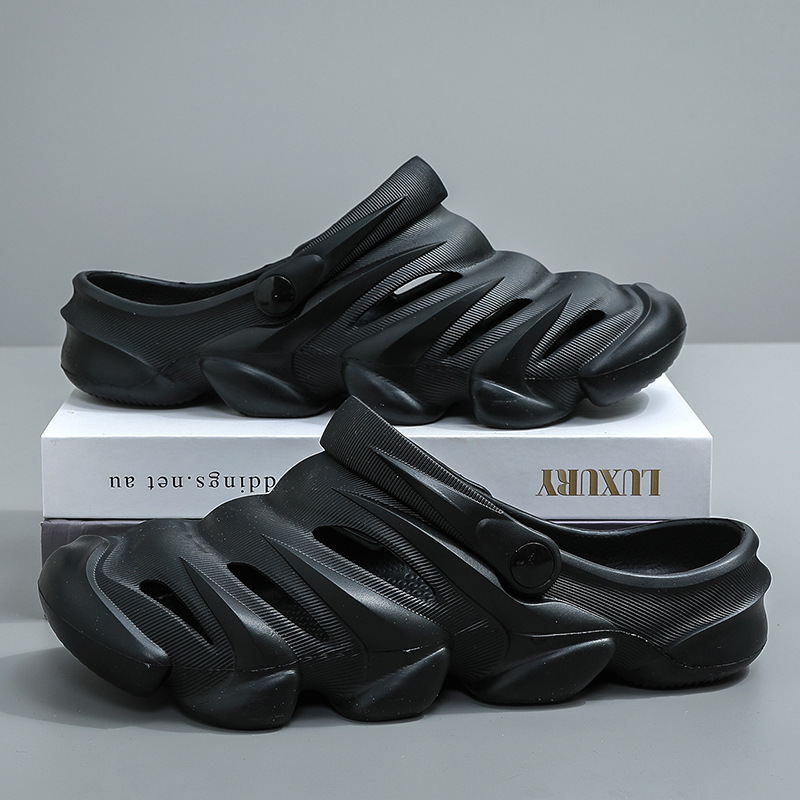 Dongdong zapatos para hombres de verano nuevo estilo de moda hombre gran coco zapatillas deportivas casuales de moda antideslizantes sandalias EVA