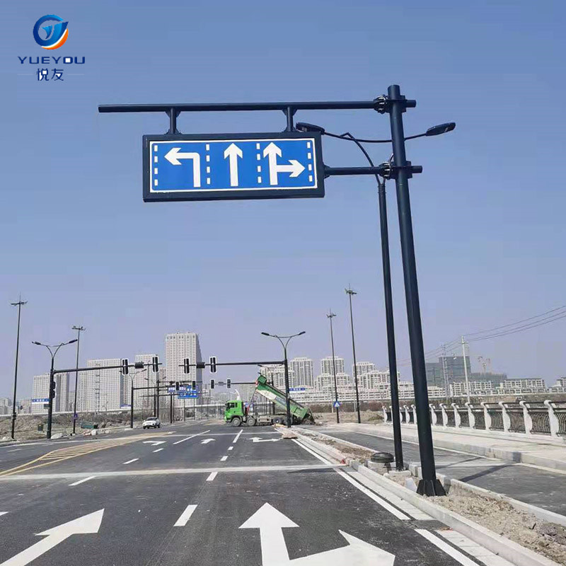 厂家定制 F型标志牌立杆 道路指示牌杆交通设施道路标志牌杆件-阿里巴巴