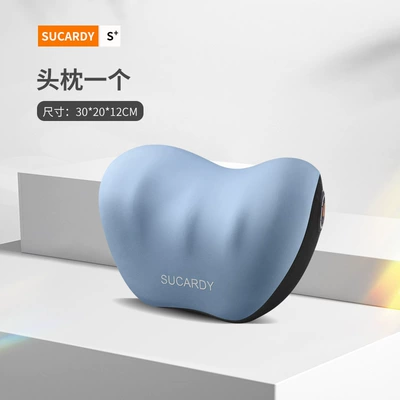 Car Neck Pillow, Four-Season – Headrest - sky-blue-headrest-1