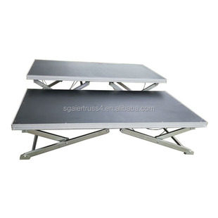 Folding Floor Stage, Scissor Stage, Annual Meeting Stage, Wedding Performance Stage, Catwalk Stage, Sizes Can Be Selected and Customized