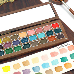 Ԋɫ���ײ��L����ľ��24ɫ��⼃ɫˮ���ֹ����w����L��1ml