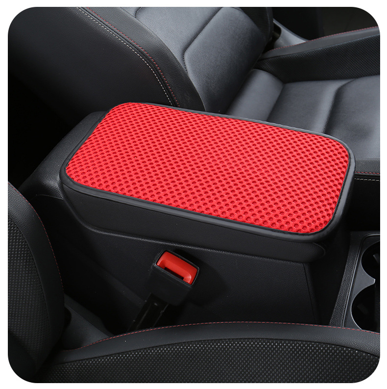 Car Universal Armrest Box Pad Massage Net Dustproof and Wear-Resistant Armrest Box Storage Bag Cross-Border E-Commerce Best-Selling Model Xiyin