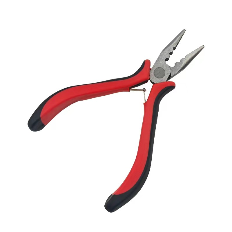 빨간색과 검은 색 핸들 헤어 솔러 (탄소 강철)