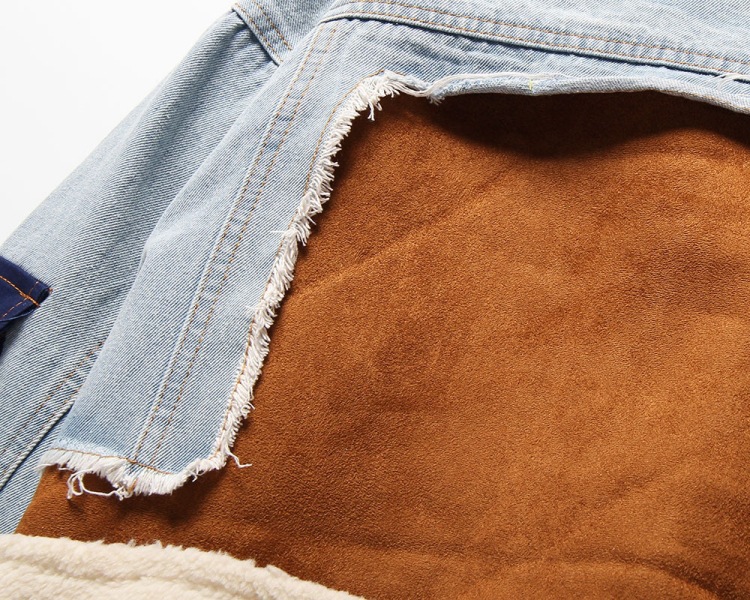 Dammekleeder Stil Denim Splicing Lämmchewoll Kuerzmodell Trend Plus Samt Kotteng Mantel Grenziwwerschreidend Design Jackett am selwechte Stil fir Fraen_voghion.com