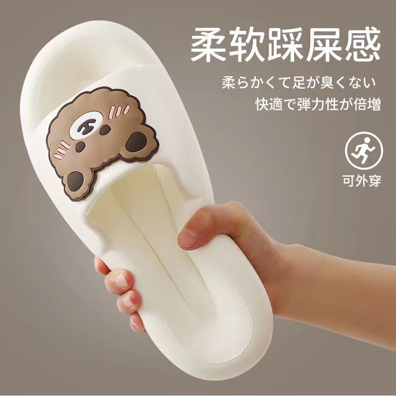 漫画の女性用スリッパ、夏用屋内ホームバスルーム入浴用滑り止めカップルスリッパ、男性用メーカー卸売|undefined