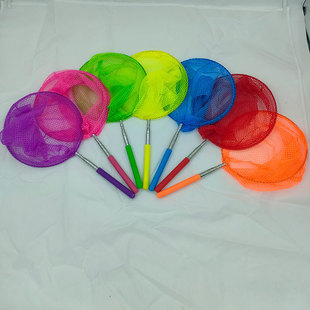 Stainless Steel Telescopic Fishing Net Reinforced Fishing Net Catching Insects Butterfly Net Small Net Bag Children's Small Fishing Net Stall