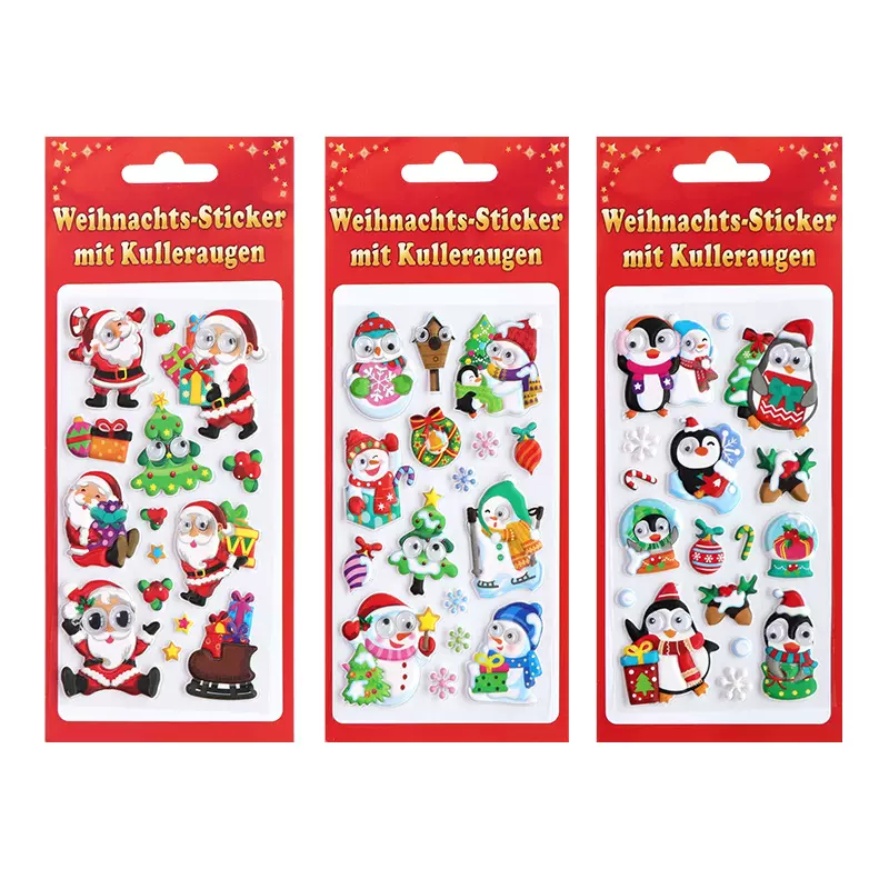 热转印泡棉贴，泡泡贴，，套色准，无气味，厂家批发节日礼品贴