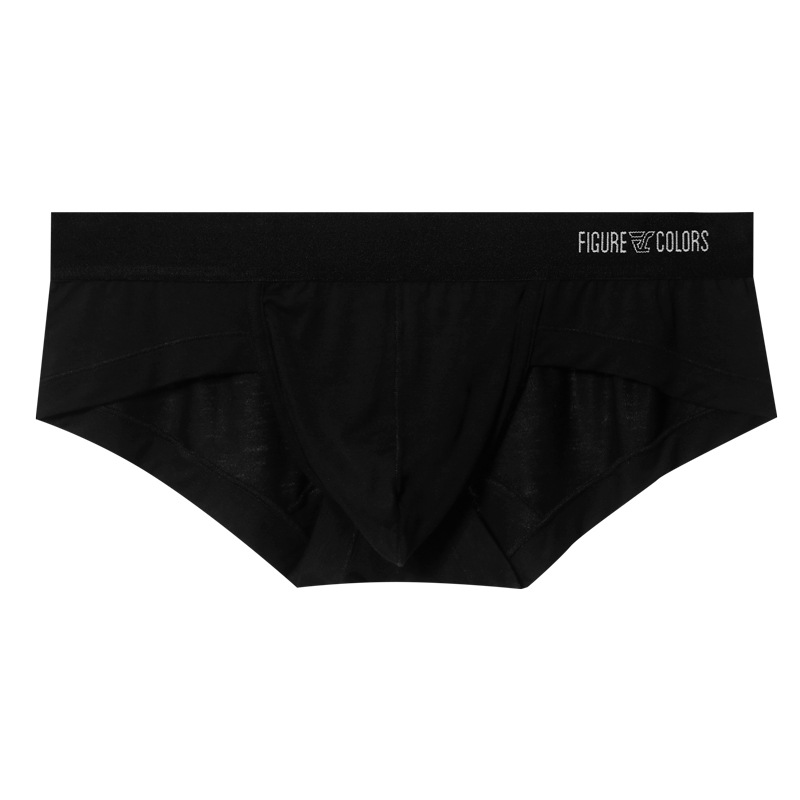 Procesamiento generación modal calzoncillos de los hombres verano transpirable antibacteriano cintura baja calzoncillos de los hombres pantalones de color sólido para hombres