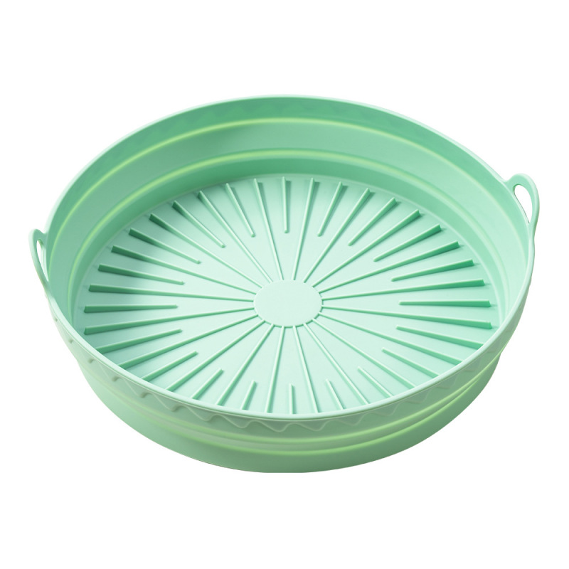 エアフライヤーシリコンベーキングトレイ円形角型オーブンベーキングディスクシリコーンパッドair frフライヤーsilicone pot|undefined