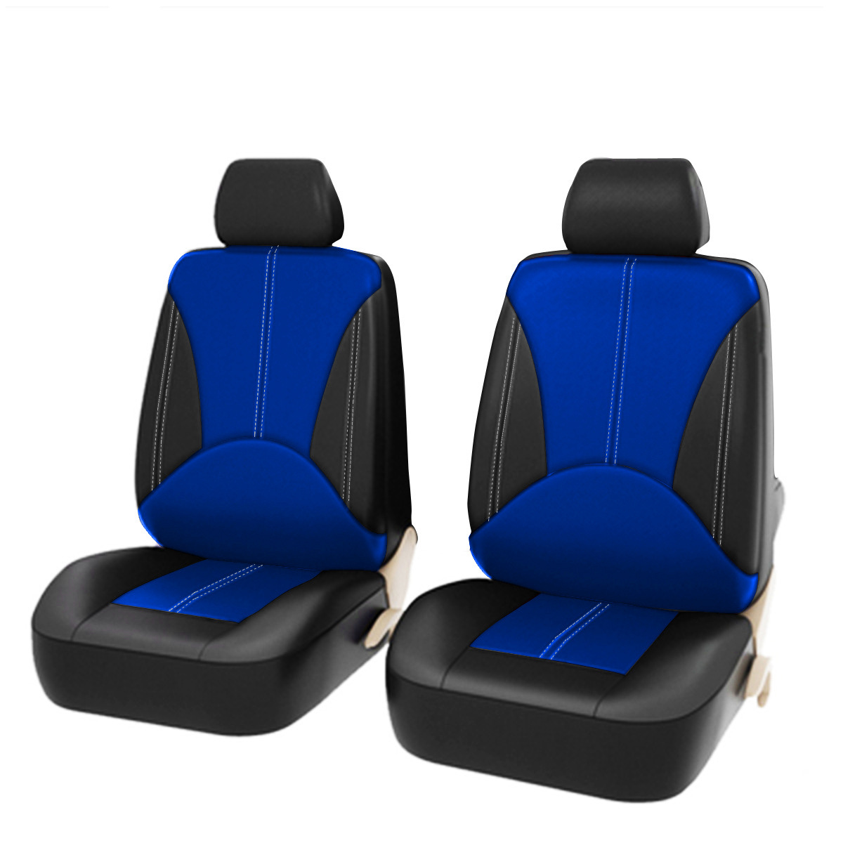 Amazon Mexico Foreign Trade Universal Car Seat Cover Pu Leather Artificial Leather Pvc Spliced Leather Amazon Cross-Border