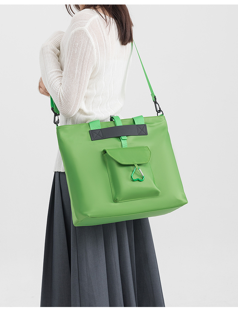 Women's Tote Bag Crossbody Solid Colour Versatile Trendy Casual Handbag_voghion.com