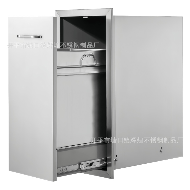 Commercial Stainless Steel Built-In Cabinet Storage Cabinet Kitchen Stainless Steel Storage Cabinet Drawer Cabinet Outdoor Wall Cabinet