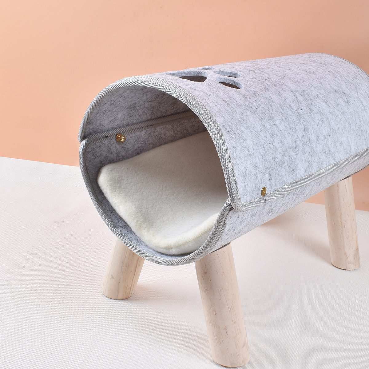 Gato perrera cuatro estaciones extraíble lavado gato cama llena gato perrera verano gato suministros mascota cama hamaca perrera