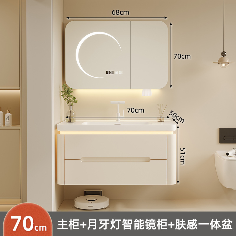 Baños personalizados de roble gabinete de baño gabinete de baño nuevo cerámica en una bañera lavabo facial