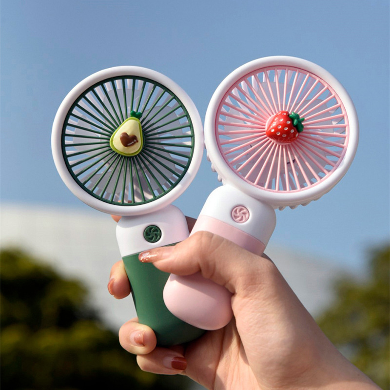 Nuevo ventilador de fruta flor pequeño ventilador de verano fresco portátil mini ventilador USB ventilador de almacenamiento