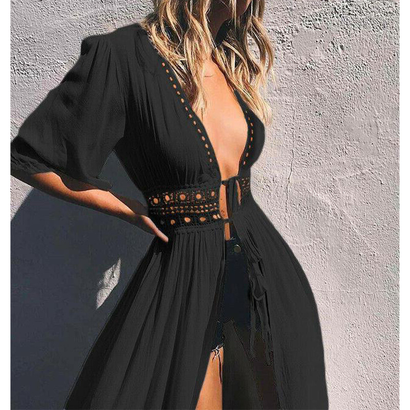 Lace-up Cardigan Image 2
