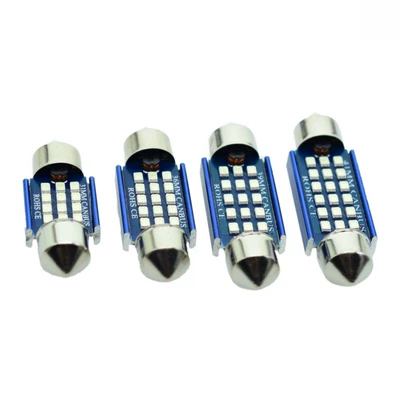 blue aluminum license plate lamp, License plate lamp