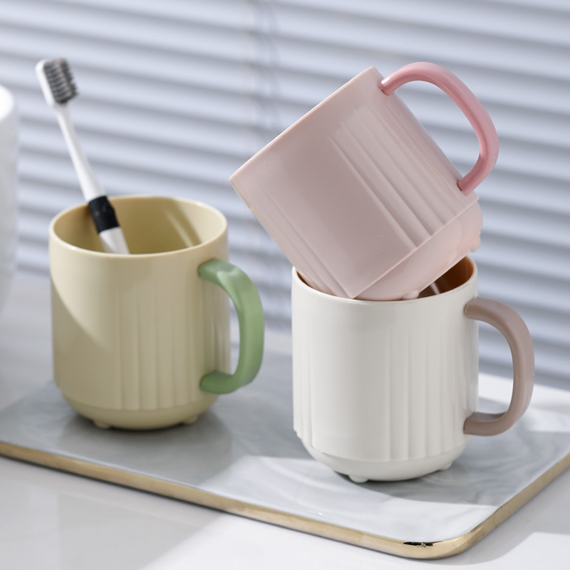 Temporada escolar, taza de cepillo de dientes doméstico, taza de cepillo de dientes de lavado, taza de cepillo de dientes de gran capacidad con mango image 1