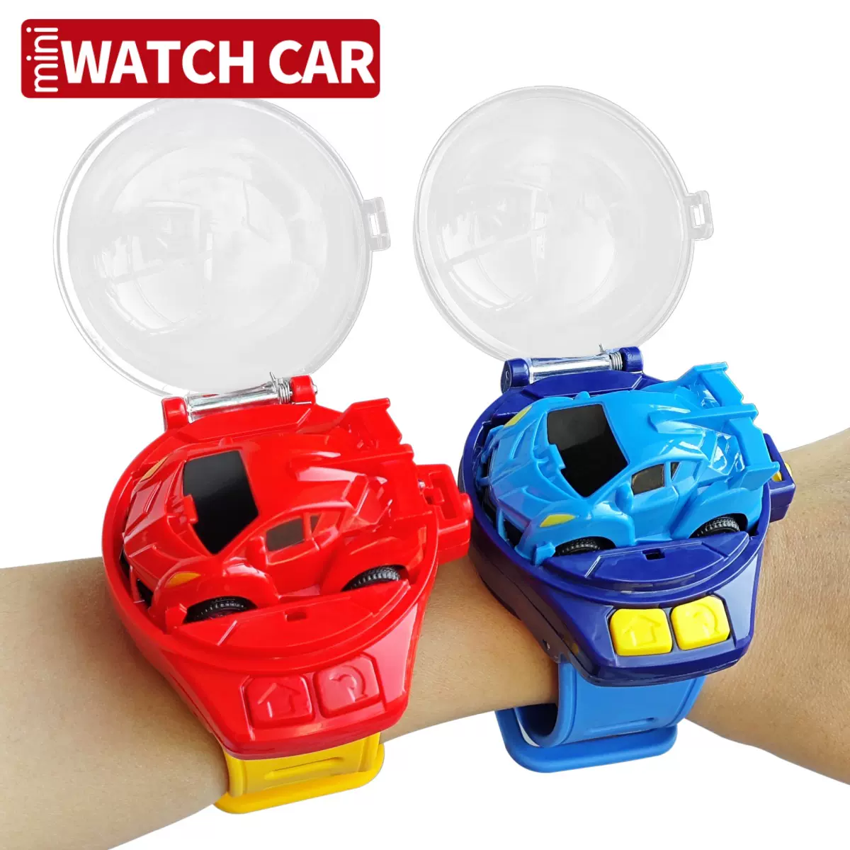 跨境专供外贸欧美迷你玩具车儿童手表遥控车小汽车女孩男孩玩具