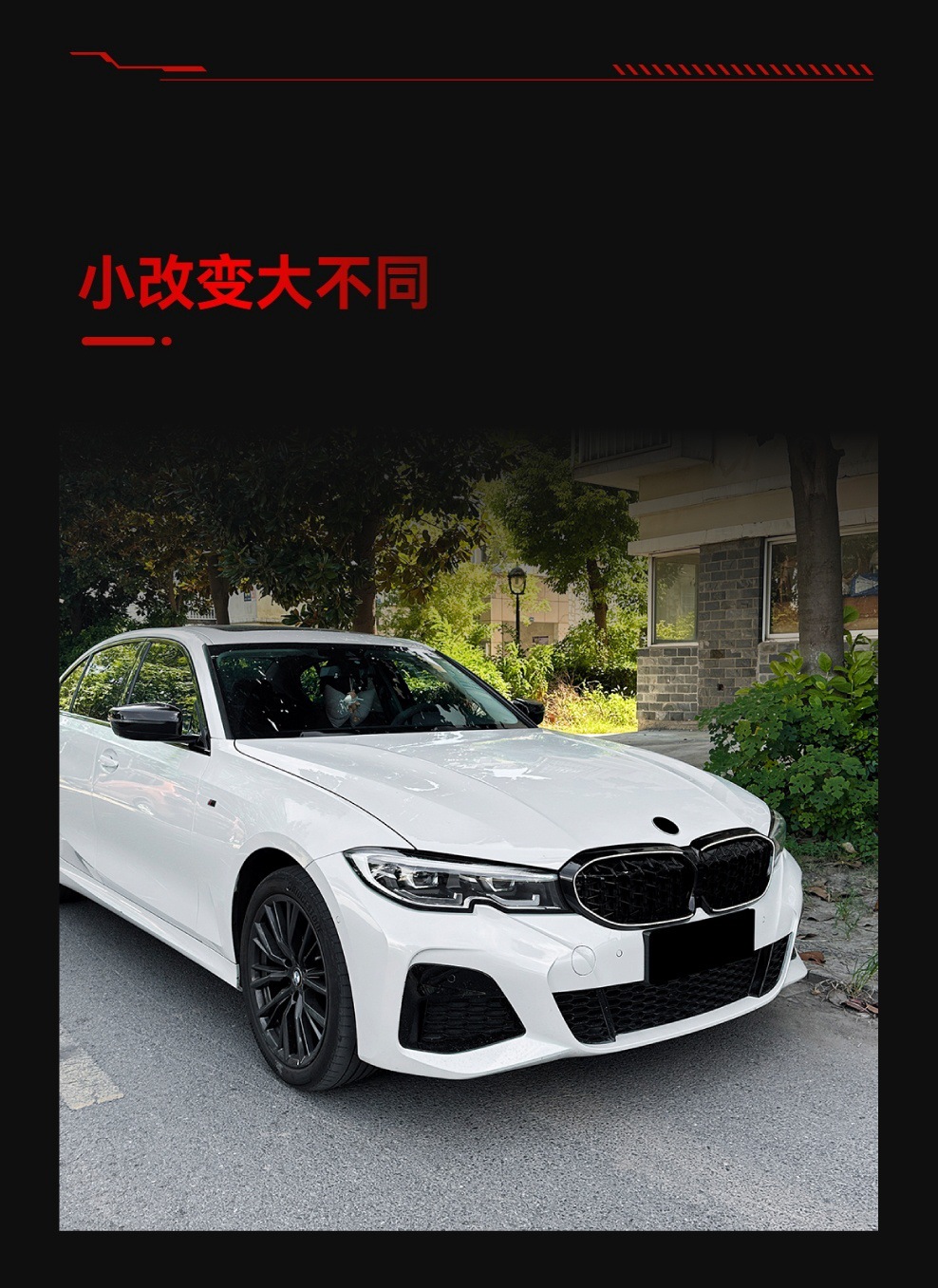 Suitable for 2019-2022 Bmw 3 Series G20 G21 G28 Luminous Led with Light Starry Sky Streamer Grille Modification