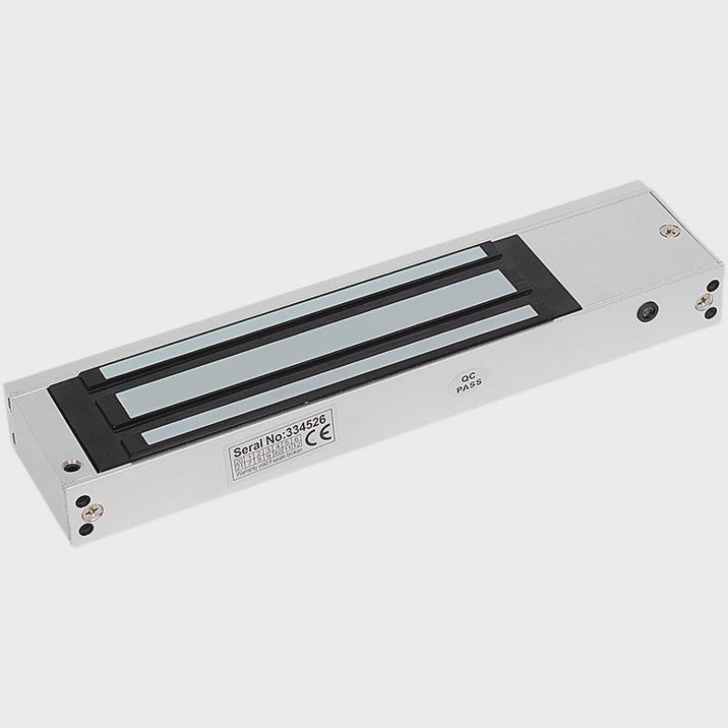 350kg cerradura magnética de una sola puerta 380 kg doble abierto 12V montaje abierto y oculto cerradura de control eléctrico 24V succión de puerta cerradura de control de acceso electromagnética
