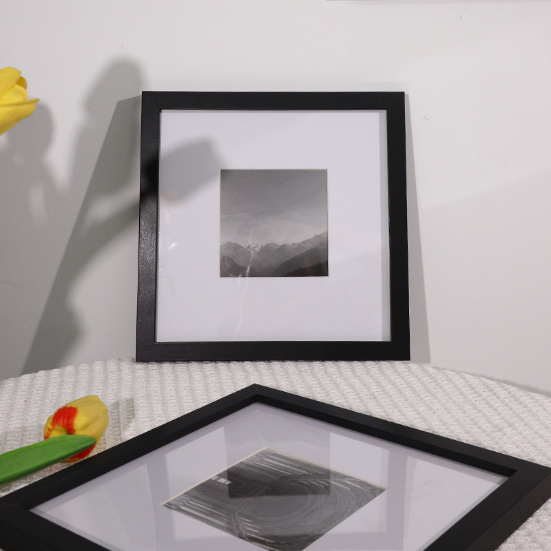 Cross Border Hot Selling Multi Collage Gallery Square Photo Frame Wall Decoration Picture Frame Photo Frame Wholesale Home Office Decoration