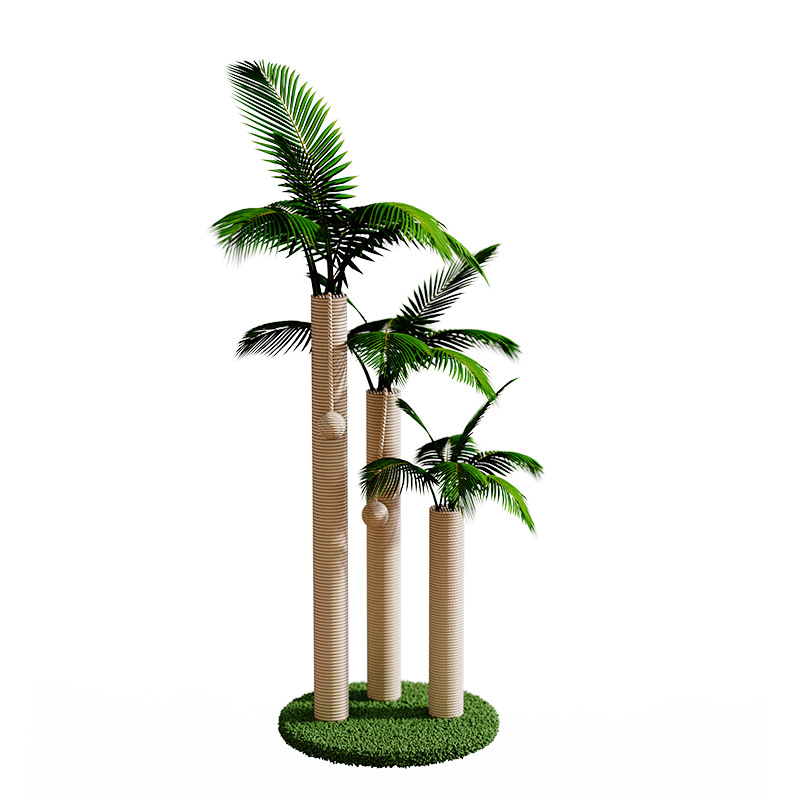 Marco de escalada para gatos Canna Canna Columna de captura para gatos Columna simple y tres columnas Marco de escalada para gatos de juguete