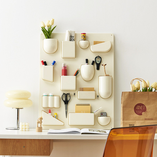 ins style wall storage rack desktop placement pen insertion Nordic door entrance hall internet celebrity creative wall decoration props 