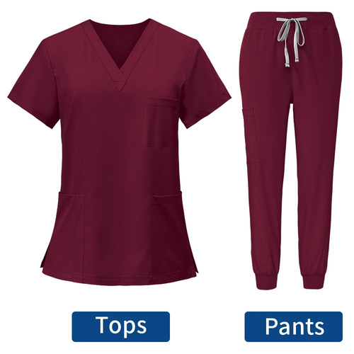 Cross-border delivery of summer doctor and nurse work uniforms, beauty hospital pet dental operating room hand washing clothes set