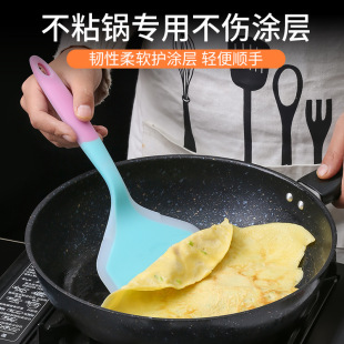 High Temperature Resistant Non-Stick Pot Spatula Baking Scraper Kitchen Household Cooking Spatula Pancake Silicone Spatula