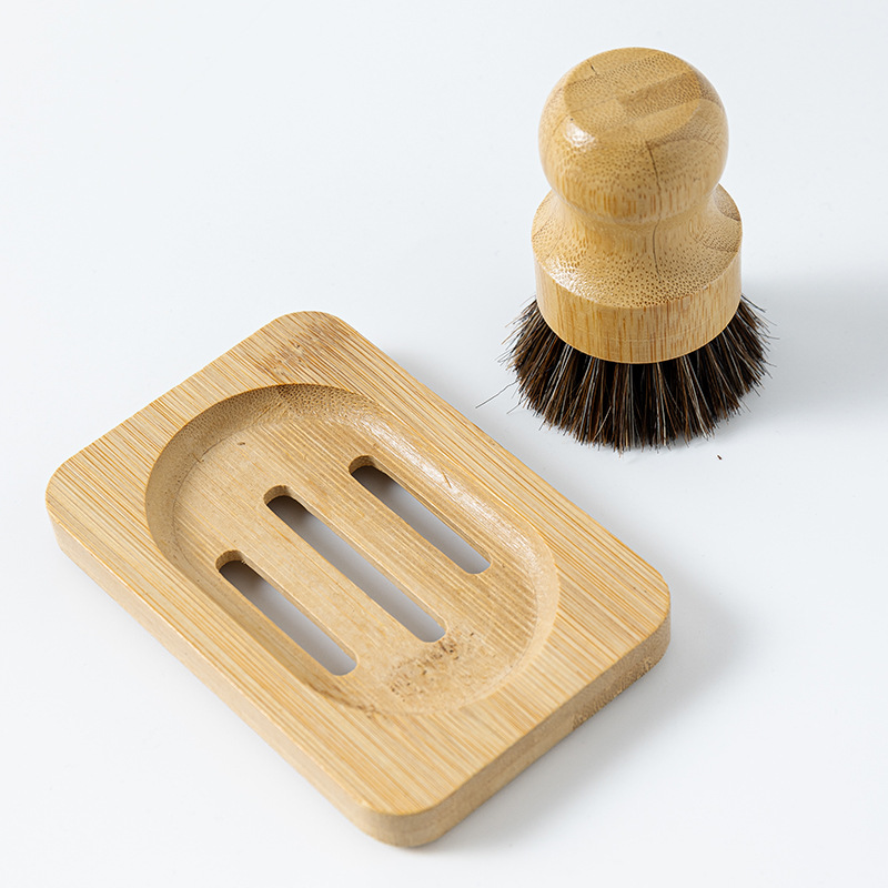 대나무 말털 + 직사각형 대나무 홀더