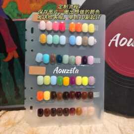 支持小批量定制穿戴甲选色假指甲美甲指甲贴纯手工穿戴甲批发订做