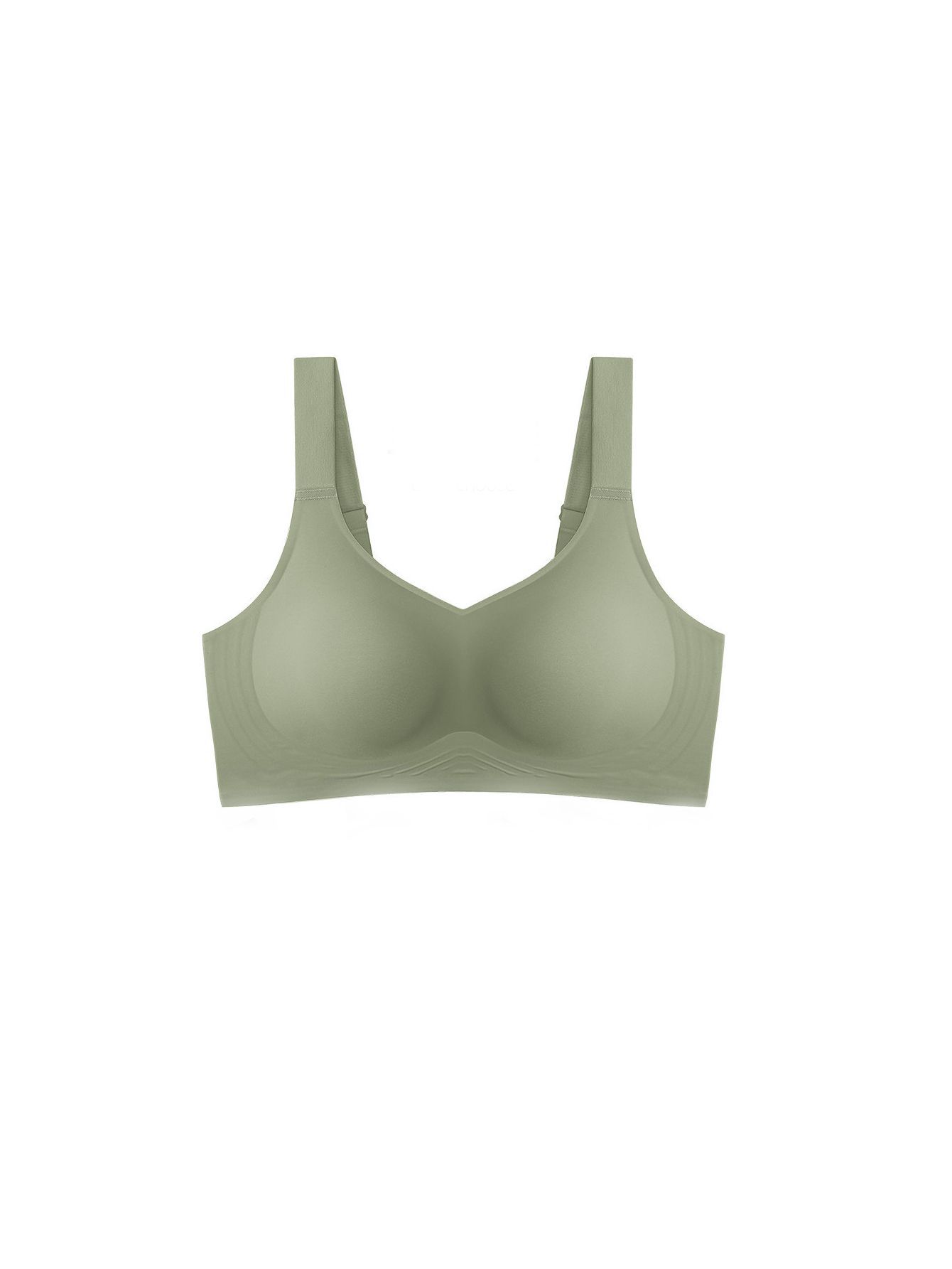 Sujetador deportivo popular transfronterizo con soporte suave para bustos grandes, inalámbrico, antideslizante, sin costuras, ajustable, que hace que los bustos grandes se vean más pequeños.