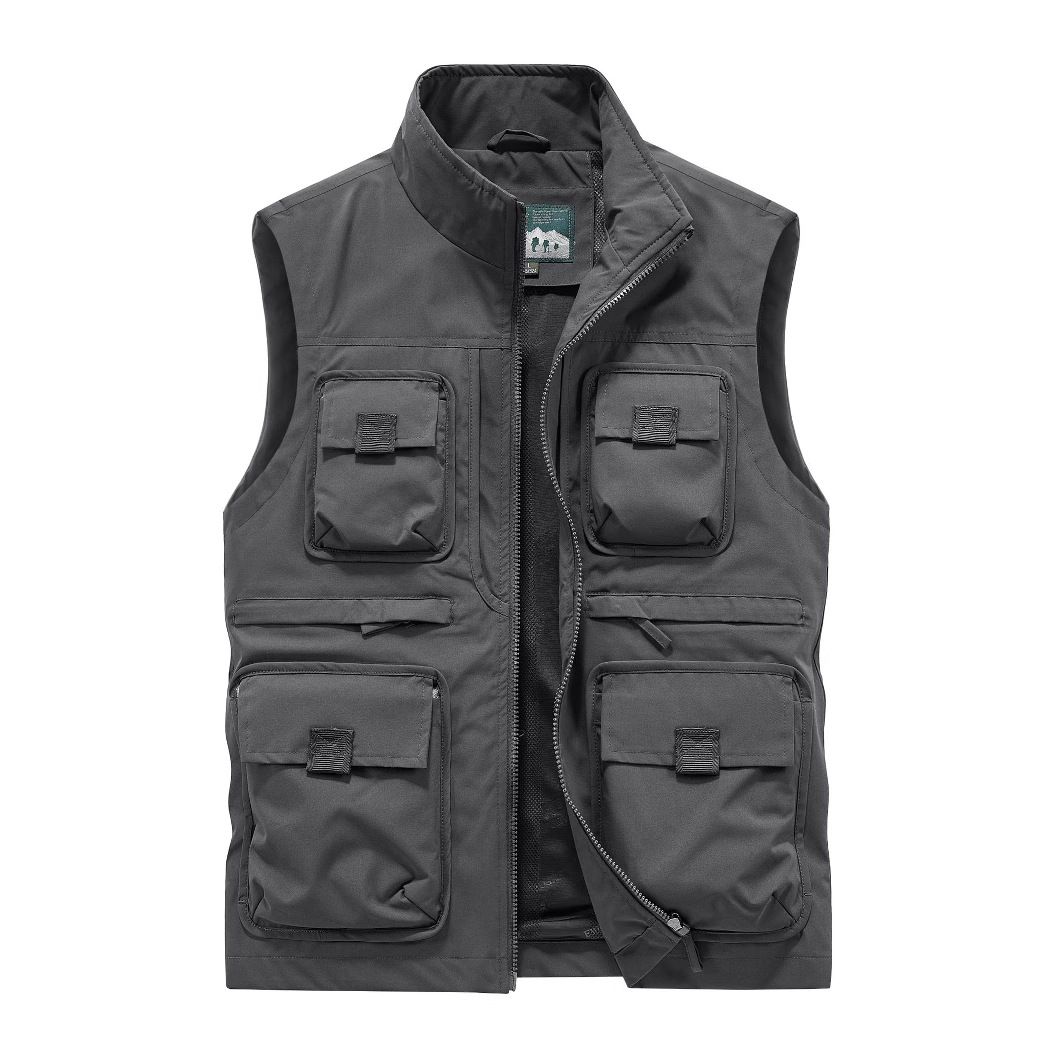 Casual universal waterproof quick dry travel vest, sports jacket, plus size 4
