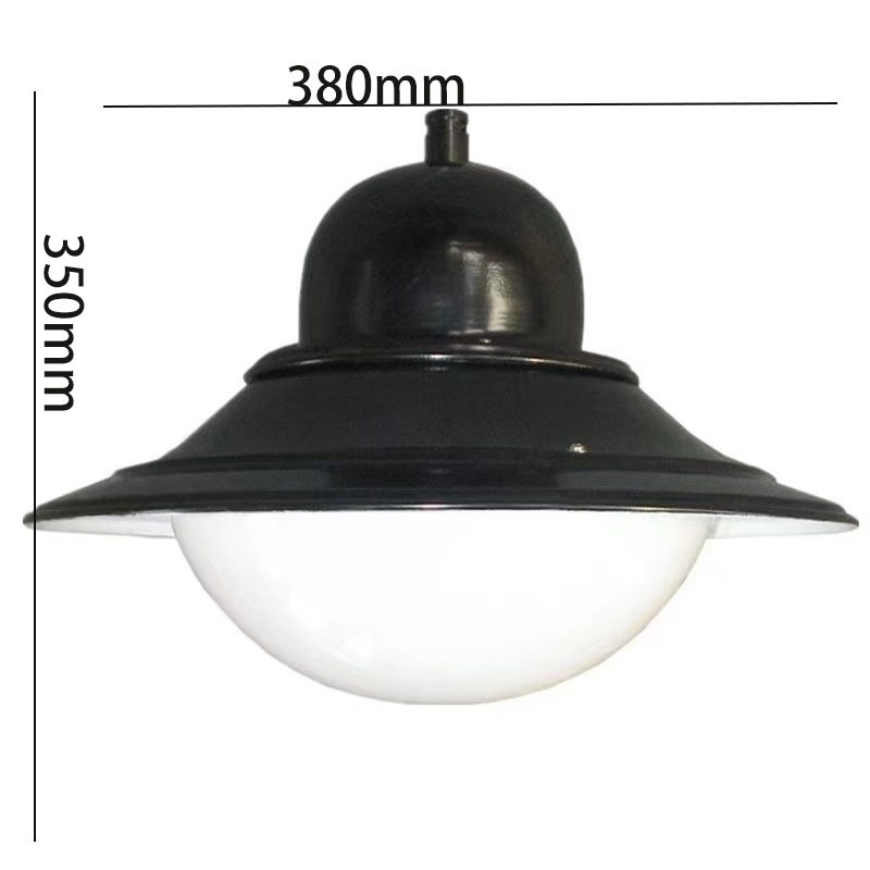 Venta al por mayor de pantallas para lámparas LED de jardín, cabezales de lámparas solares para jardín, cabezales de farolas, luces de calle para paisajismo de villas, parques y jardines comunitarios. image 9