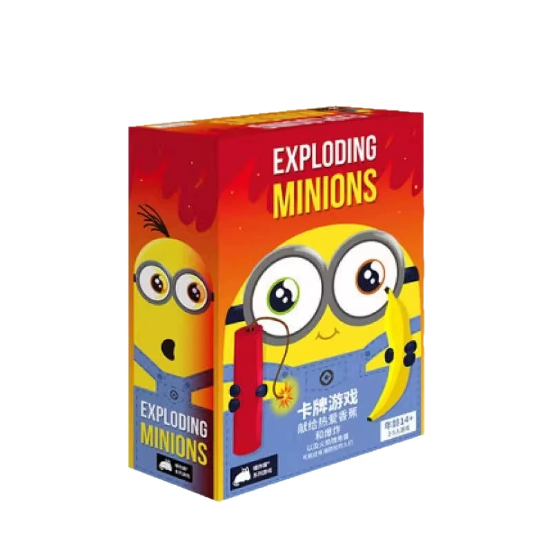 Настольная карточная игра (Asmodee) Exploding Minions — семейная, казуальная, для детей