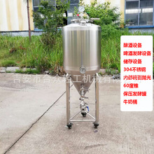 小型精酿啤酒发酵罐65升单层红酒酵素密封设备保压酿酒桶鲜啤机器